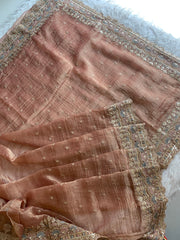 Crush Tissue Saree with Dori, Sequin & Bead Work 5915 18