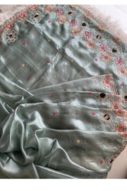Tissue Organza Saree 5786 09