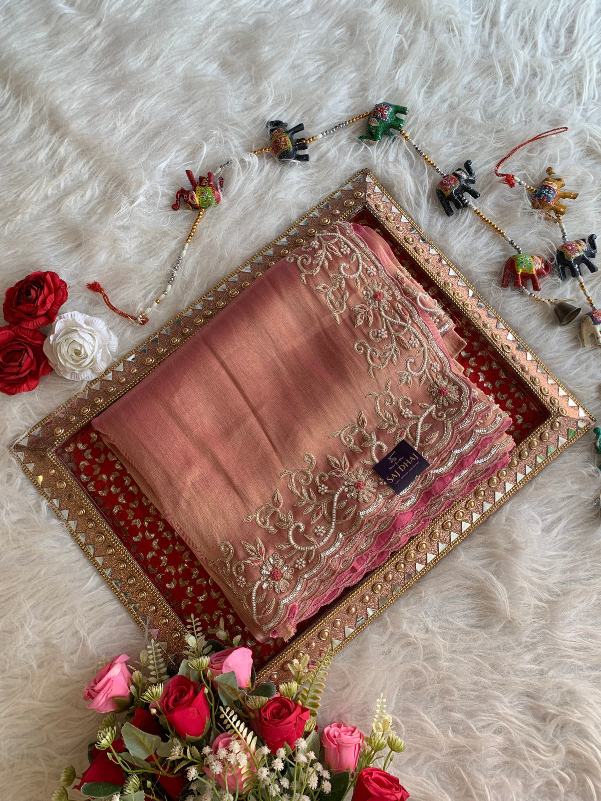 Pink Kanjivaram Silk Saree 5894 03