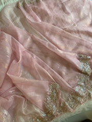 Designer Crush Organza Saree with Imported Sequin 5937 01