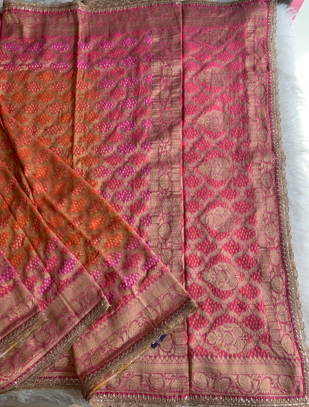 Patola Silk Saree with Banarasi Weaving 5912 02