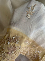 Gold & Silver Kanjivaram Silk Saree 5894 01