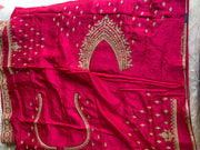 Banarasi Saree with Dori, Gota, Sequin & Pearl Work 5929 01