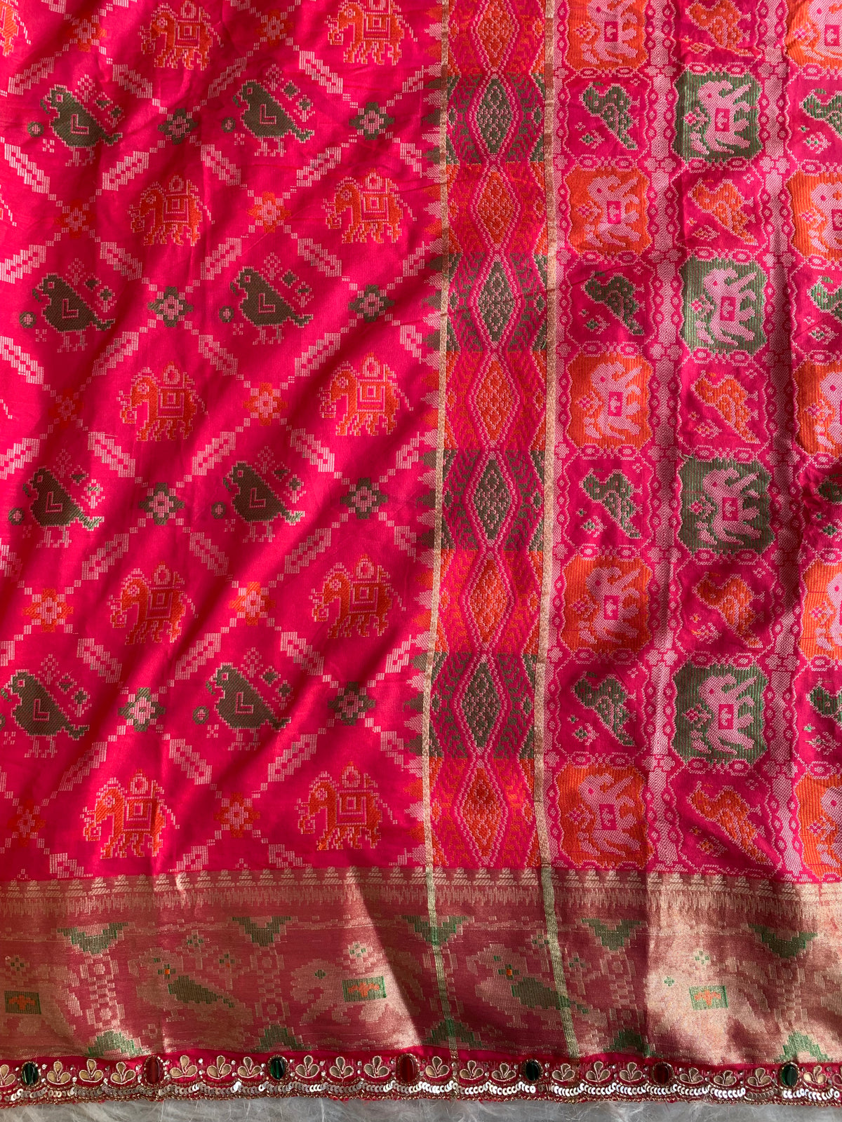 Patola Jewel Work Banarasi Saree 5901 09