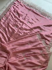 Silk Saree with Colorful Sequin & Cutdana Work 5917 02
