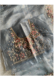 Crush Organza Saree 5649 05