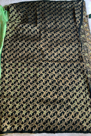 Green Banarasi Saree 3023 04