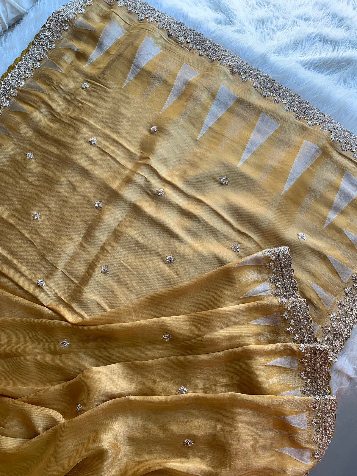 Mustard Kanjivaram Silk Saree 5881 01