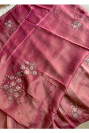 Onion Pink Tissue Silk Saree 5736 03