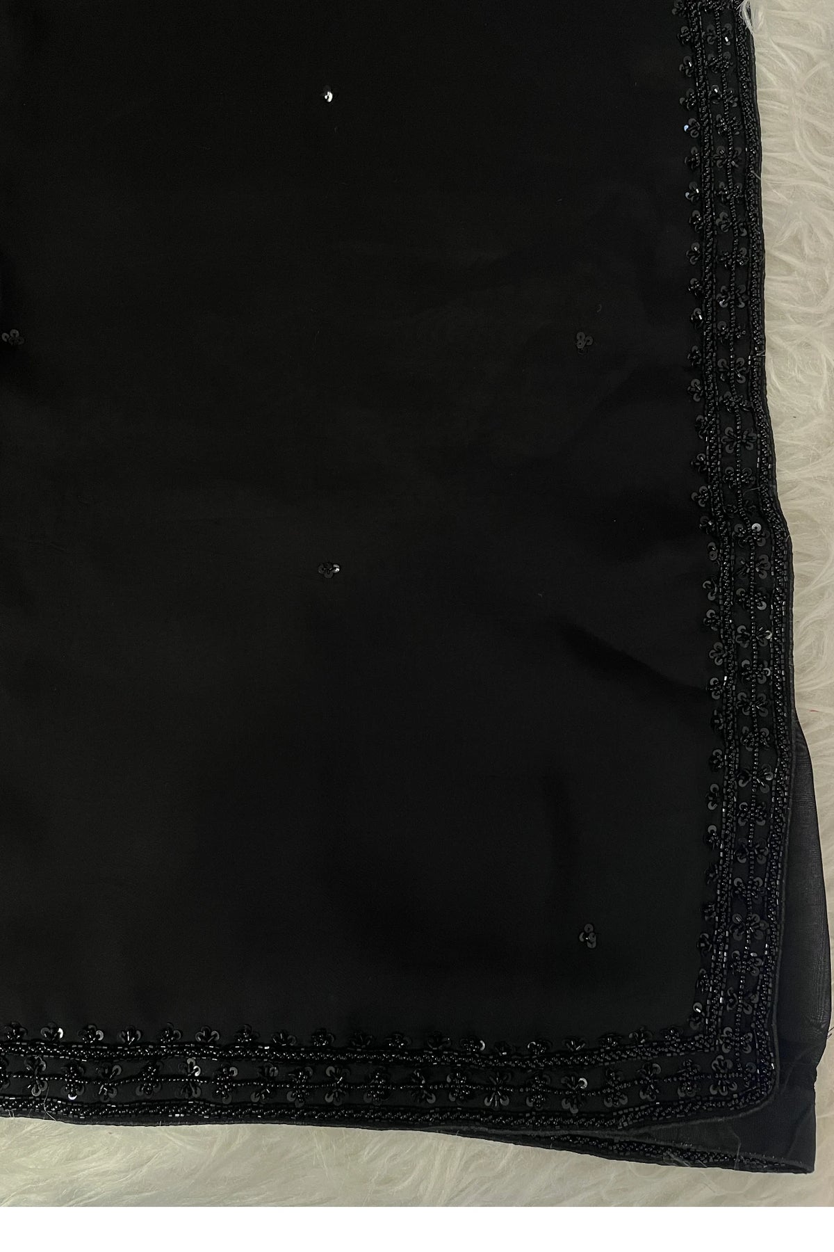 Black Soft Tissue Saree 5164 03