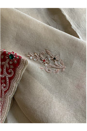 Beige Tissue Saree 5657 12 (PRE ORDER)