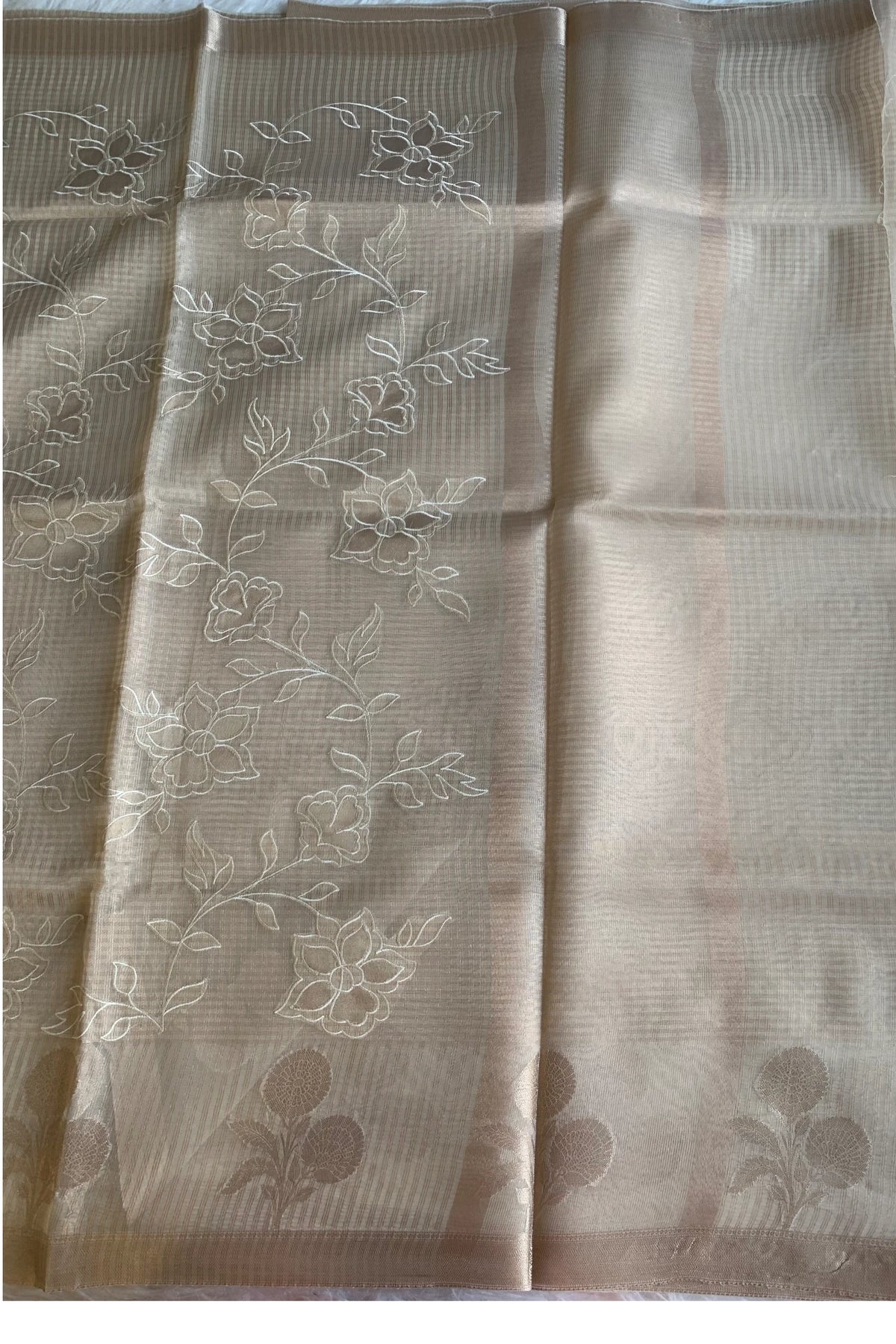 Beige Kota Banarasi Saree 5814 03