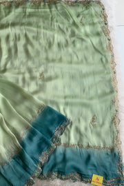 Ombre Habutai Silk Saree 5766 07