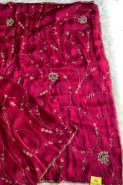 Rani Pink Jaal Saree 5765 02