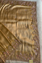 Gold Heavy Elephant Motif Kanchipuram Silk Saree 5775 01
