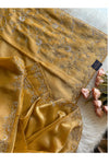 Mustard Yellow Kanchi Tissue Saree 5792 02