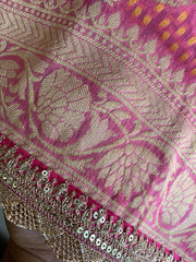 Patola Silk Saree with Banarasi Weaving 5912 02
