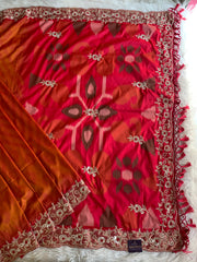 Red Patola Silk Saree 5882 05