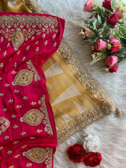Mustard Kanjivaram Silk Saree 5881 01