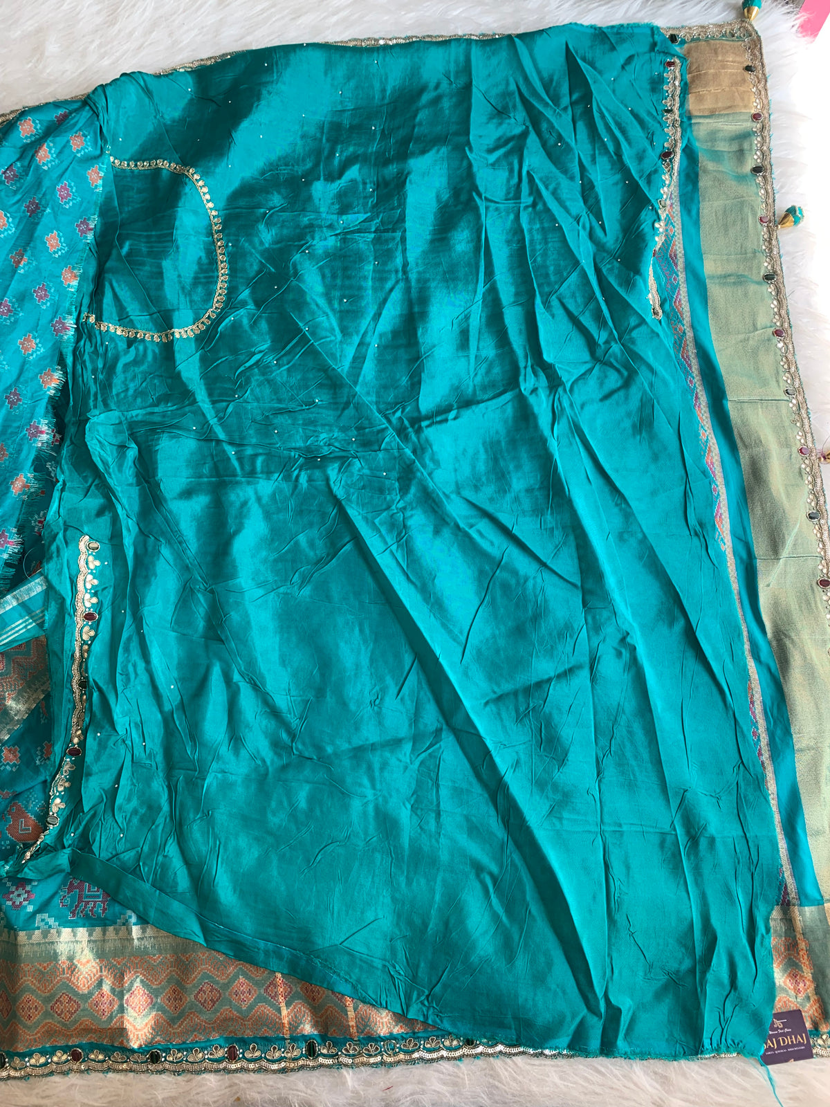 Patola Jewel Work Banarasi Saree 5901 09