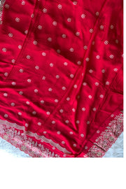 Red Chinnon Georgette Saree 5529 11