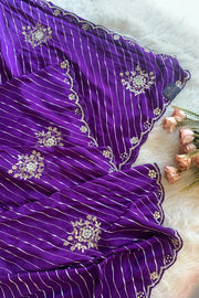 Leheriya Russian Silk Saree Gota Patti 5846 05