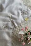 White Embellished Crush Saree 5362 02