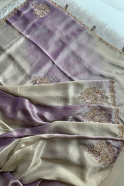 Lilac Ombre Embellished Tissue Saree 5524 03