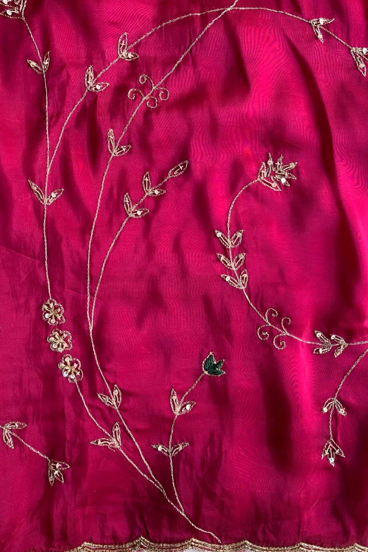 Rani Pink Jaal Saree 5765 02