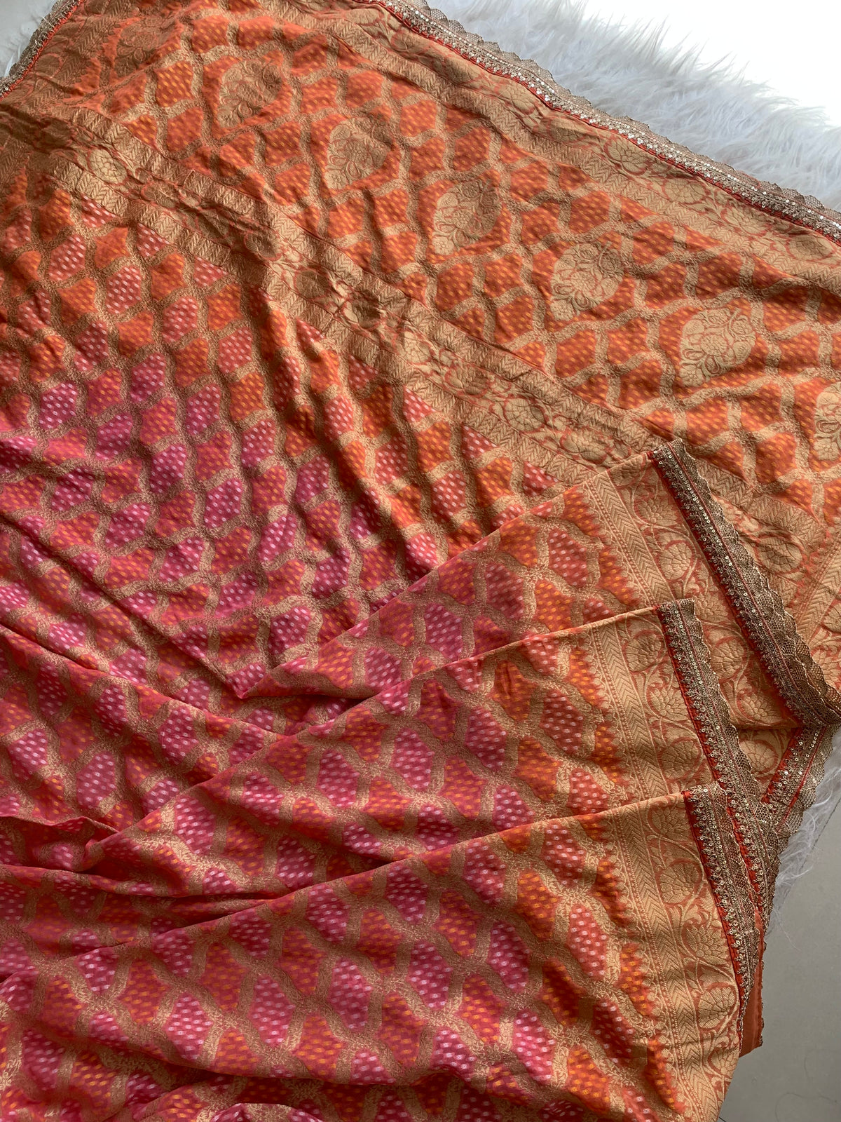 Patola Silk Saree with Banarasi Weaving 5912 02