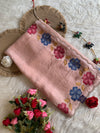 Chinon Silk Saree with Floral Stone Work 5915 13