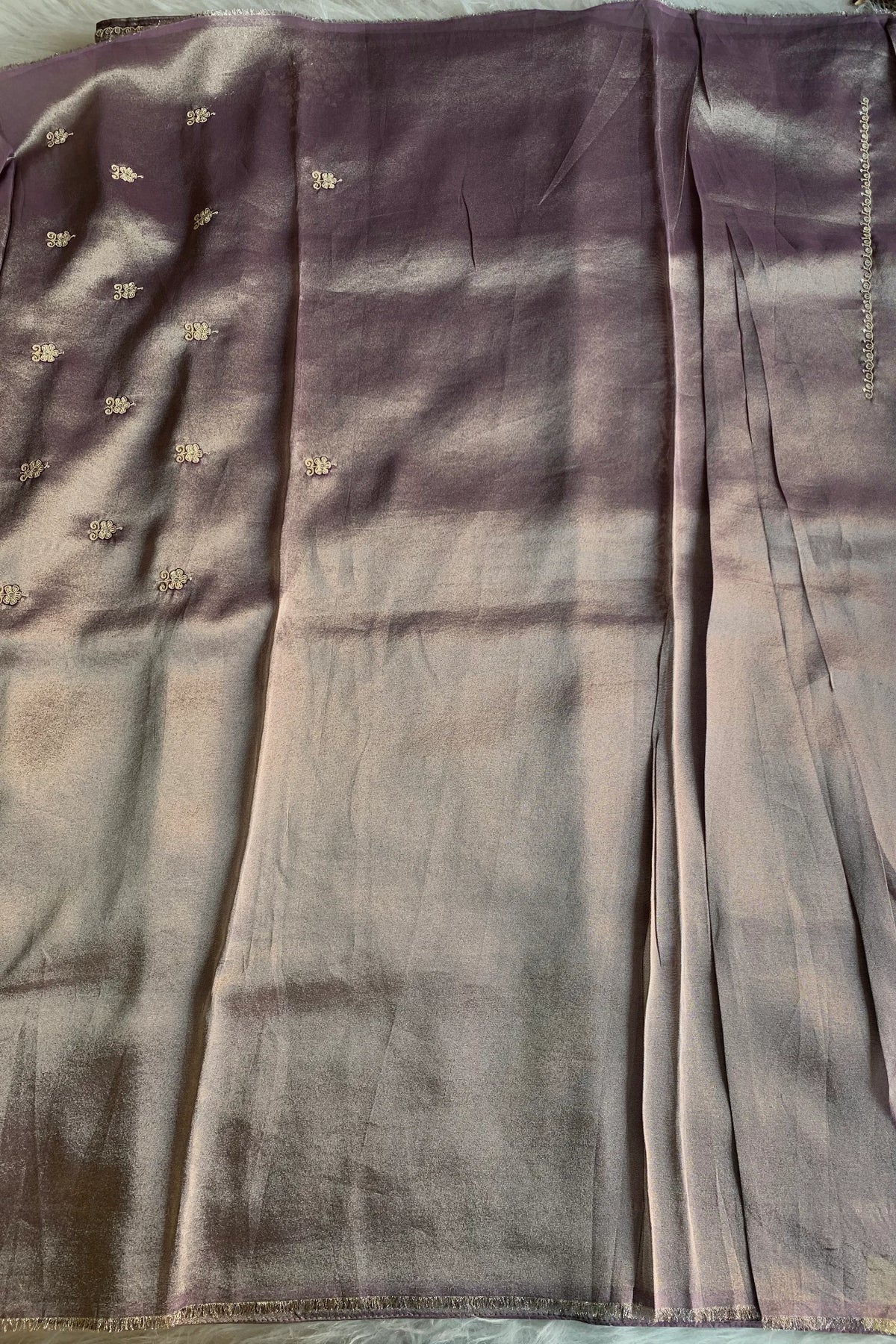 Purple Tissue Saree 5735 03