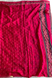 Red Patola Design Banarasi Saree 5776 04