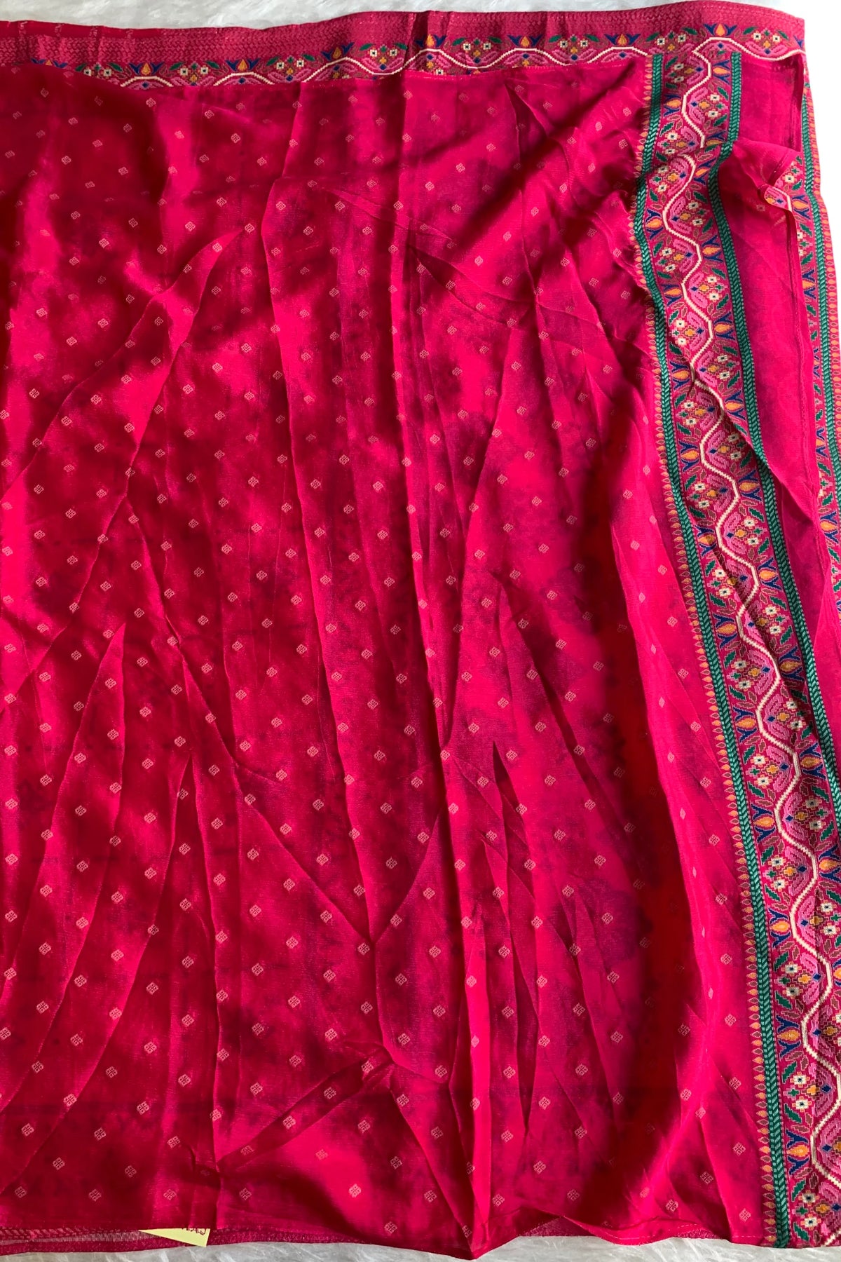 Red Patola Design Banarasi Saree 5776 04