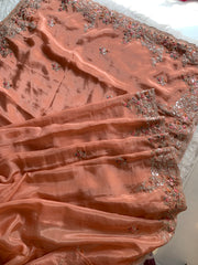 Silk Saree with Dori, Sequin & Thread Work 5915 01