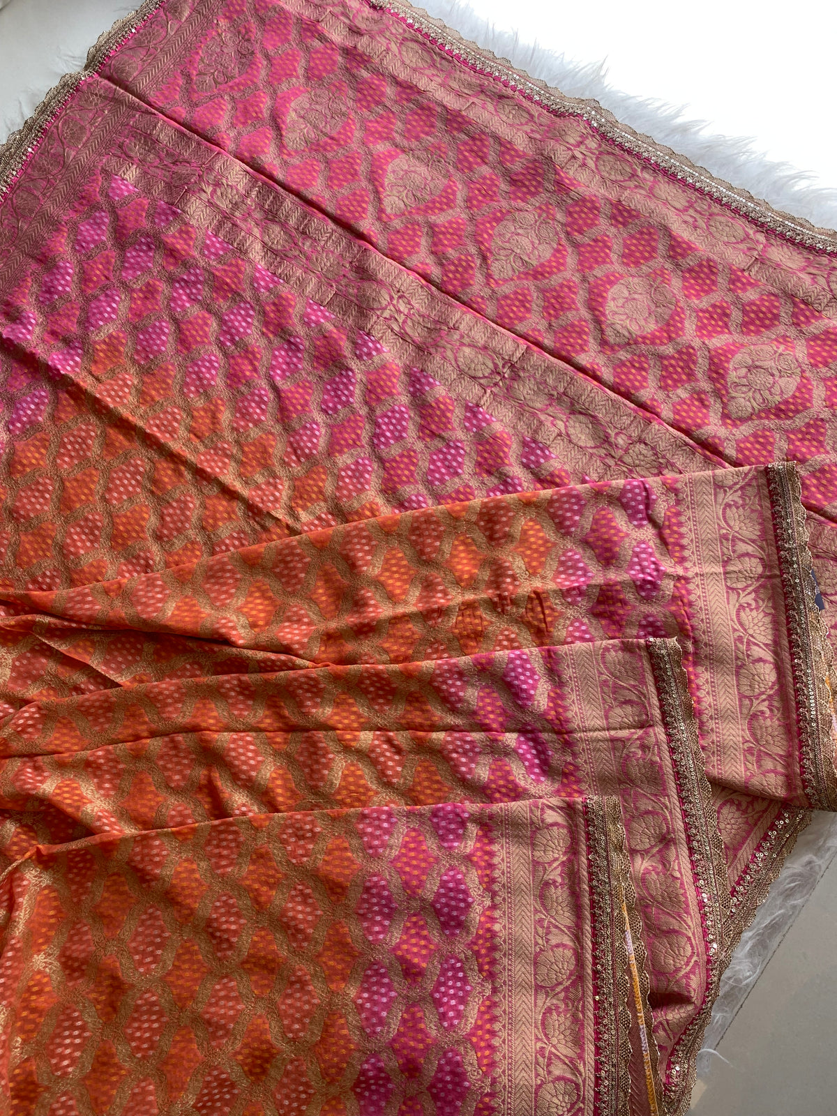 Patola Silk Saree with Banarasi Weaving 5912 02