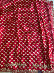 Red Patola Modal Silk Saree with Elephant Motifs 5891 04
