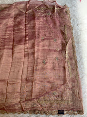 Crush Tissue Saree with Dori, Sequin & Bead Work 5915 18