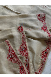 Beige Tissue Saree 5657 12 (PRE ORDER)
