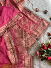 Patola Silk Saree with Banarasi Weaving 5912 02