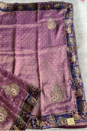 Jamawar Border Tissue Saree 5763 08