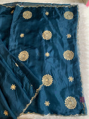 Kora Silk Saree with Gota 5919 05