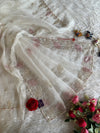 Organza Saree with Sequin, Pearl & Cutdana Work 5917 03