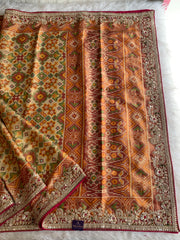 Patola Silk Saree with Dori, Sequin, Stone & Thread Work 5928 02