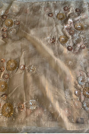 Textured Organza Saree 5851 01