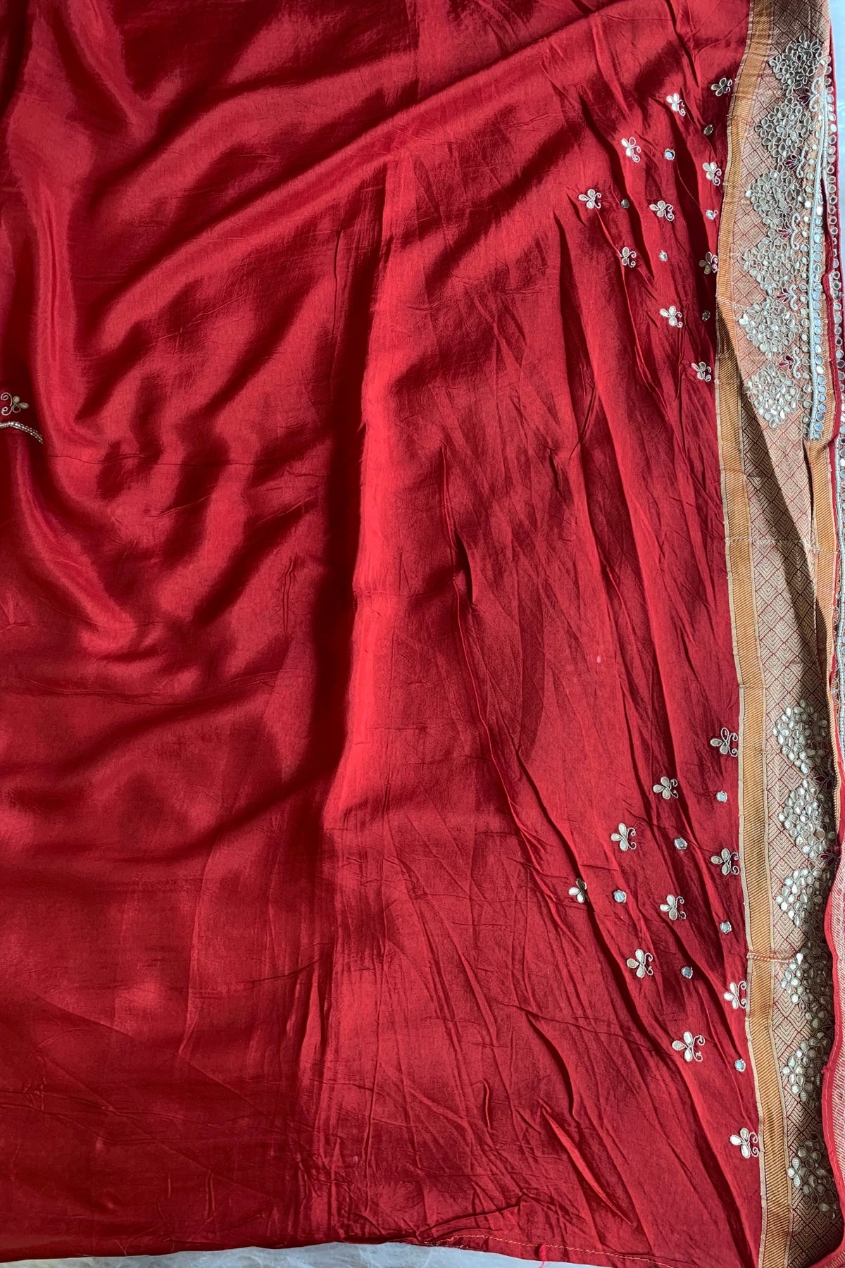 Pink Embellished Banarasi Saree 4836 13