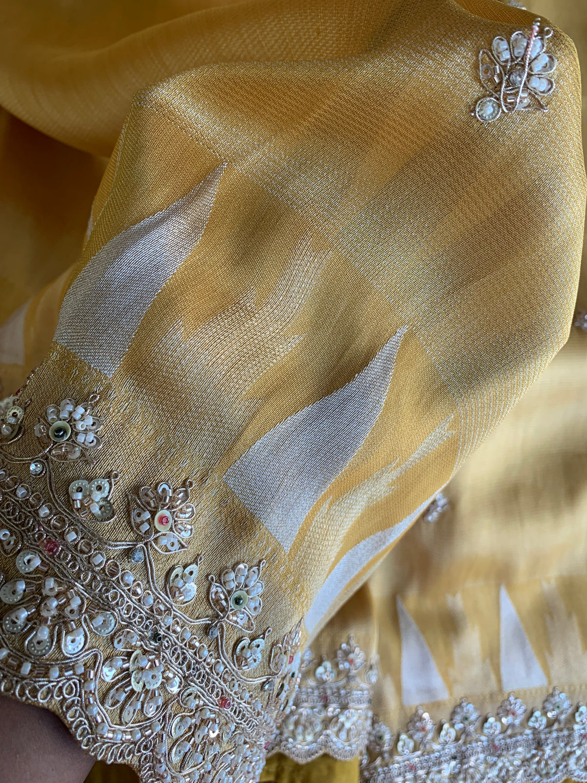 Mustard Kanjivaram Silk Saree 5881 01