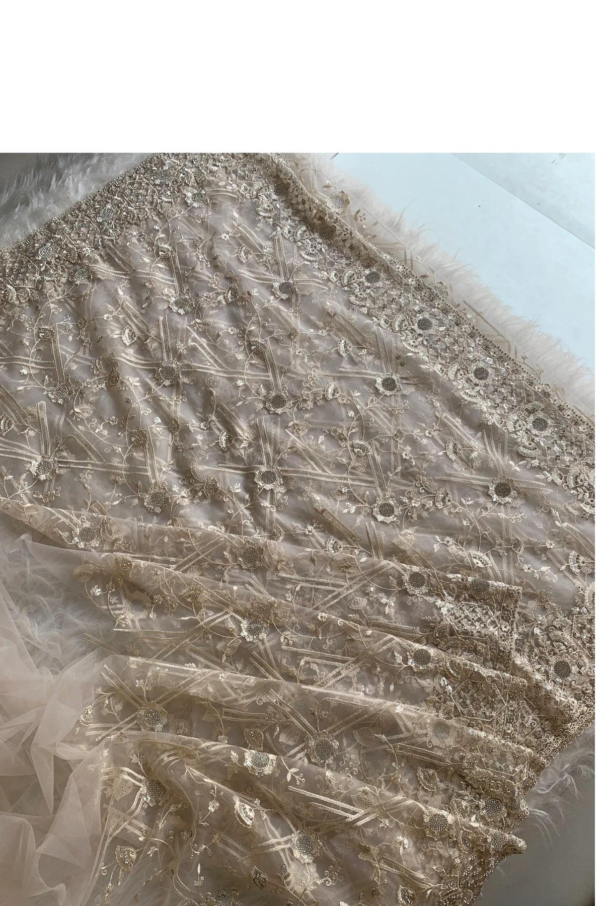 White Net Saree 5292 16