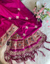 Pink Patola Silk Saree 5882 07