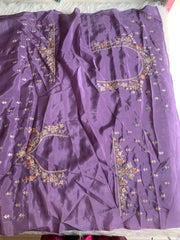 Silk Saree with Dori, Sequin & Thread Work 5915 01